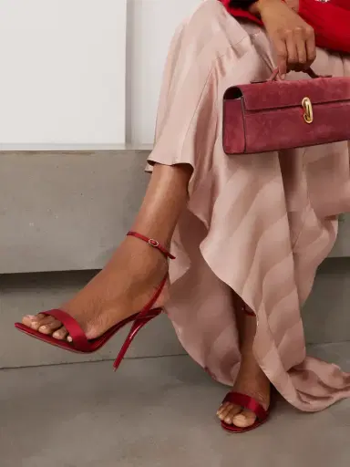 Christian Louboutin Miss Z 100 Satin Sandals | Thumbnail 2 Christian Louboutin Miss Z 100 Satin Sandals | Thumbnail 2