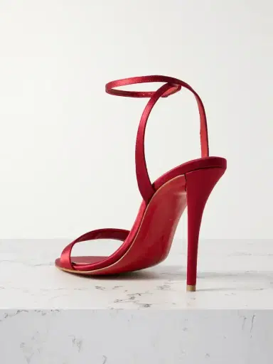 Christian Louboutin Miss Z 100 Satin Sandals | Thumbnail 3 Christian Louboutin Miss Z 100 Satin Sandals | Thumbnail 3