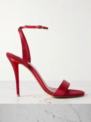 Christian Louboutin Miss Z 100 Satin Sandals | Thumbnail 1 Christian Louboutin Miss Z 100 Satin Sandals | Thumbnail 1