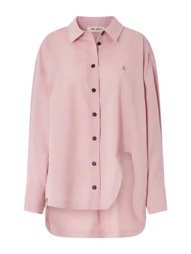 Oversized Embroidered Crepe Shirt