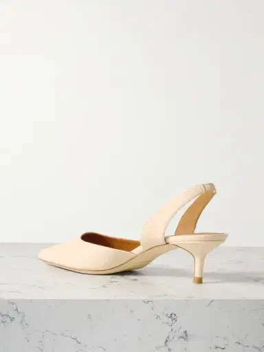 Staud Sebastian Leather Slingback Pumps | Thumbnail 3 Staud Sebastian Leather Slingback Pumps | Thumbnail 3