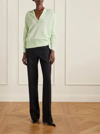Tom Ford Cashmere-blend Polo Sweater | Thumbnail 2 Tom Ford Cashmere-blend Polo Sweater | Thumbnail 2