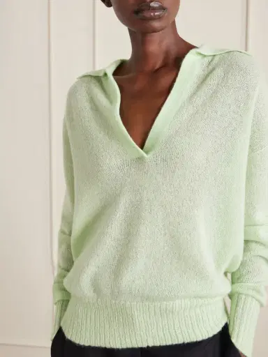 Tom Ford Cashmere-blend Polo Sweater | Thumbnail 4 Tom Ford Cashmere-blend Polo Sweater | Thumbnail 4