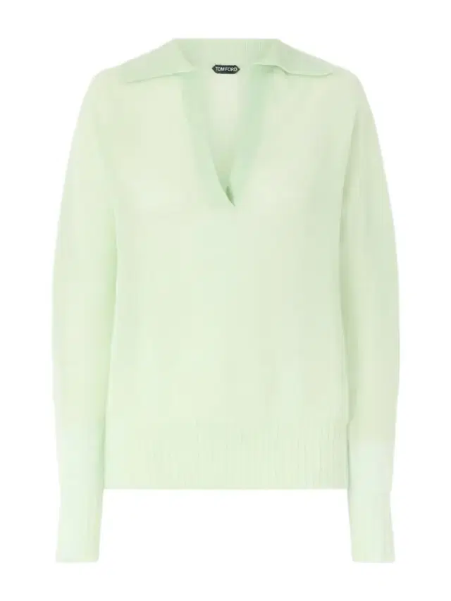 Cashmere-blend Polo Sweater