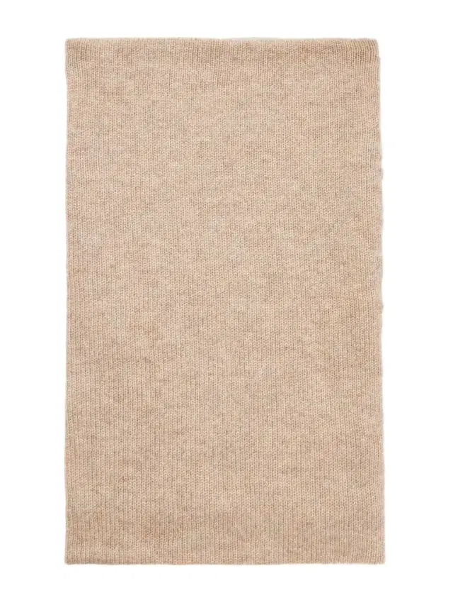 Ribbed Cashmere Snood