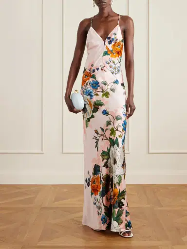 Borgo de Nor Olive Floral-print Satin-crepe Maxi Dress | Thumbnail 2 Borgo de Nor Olive Floral-print Satin-crepe Maxi Dress | Thumbnail 2