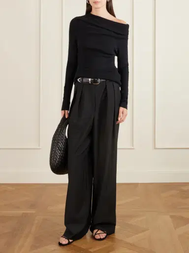 Lisa Yang Agie Ribbed Cotton And Cashmere-blend Sweater | Thumbnail 2 Lisa Yang Agie Ribbed Cotton And Cashmere-blend Sweater | Thumbnail 2