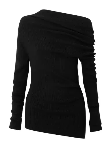 Lisa Yang Agie Ribbed Cotton And Cashmere-blend Sweater | Thumbnail 1 Lisa Yang Agie Ribbed Cotton And Cashmere-blend Sweater | Thumbnail 1