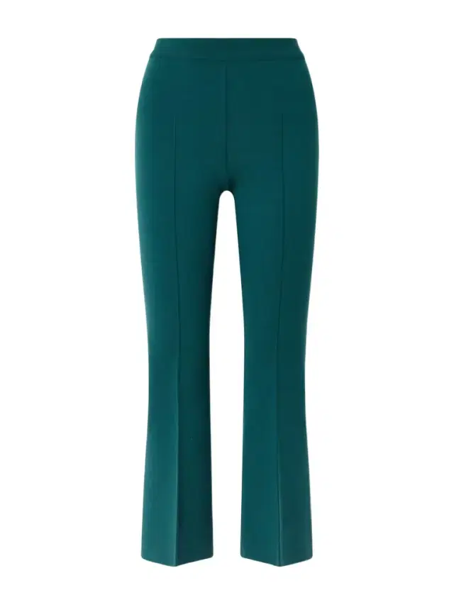 Kick Cropped Wool-blend Flared Pants