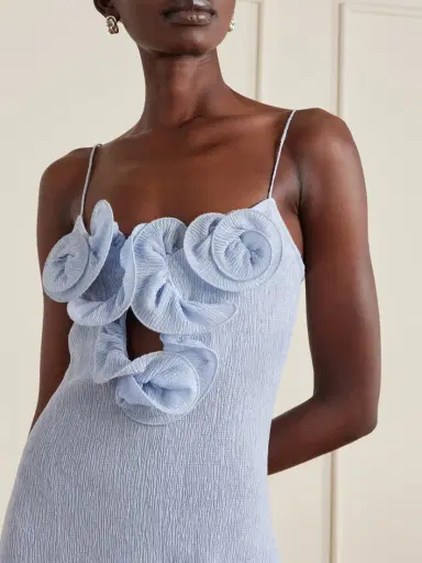 Magda Butrym Embellished Textured Lyocell-blend Mini Dress | Thumbnail 4