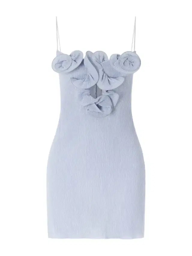 Embellished Textured Lyocell-blend Mini Dress