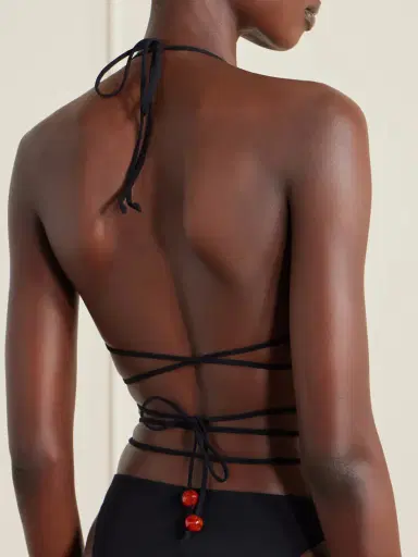 Magda Butrym Beaded Bikini Top | Thumbnail 3 Magda Butrym Beaded Bikini Top | Thumbnail 3