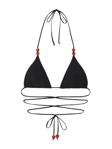 Magda Butrym Beaded Bikini Top | Thumbnail 1 Magda Butrym Beaded Bikini Top | Thumbnail 1