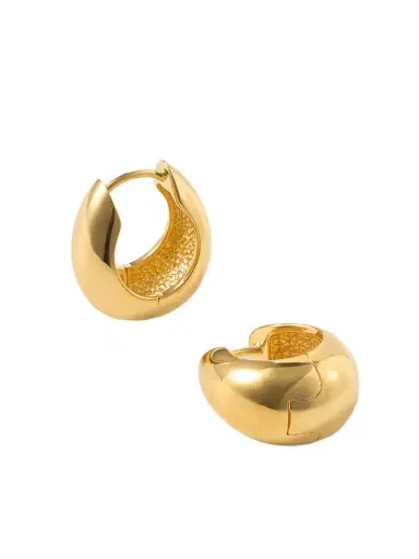 Sophie Buhai Vermeil Hoop Earrings | Thumbnail 1