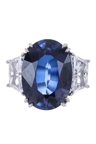 FANTASIA by DESERIO Blue Trapezoid Ring | Thumbnail 1