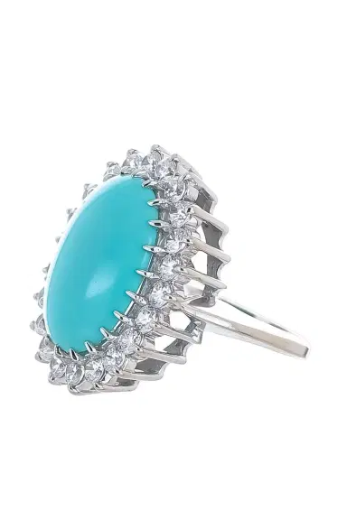 FANTASIA by DESERIO Blue White XL Ring | Thumbnail 3 FANTASIA by DESERIO Blue White XL Ring | Thumbnail 3