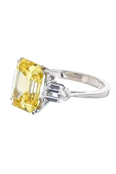 FANTASIA by DESERIO Canary Green Bullet Ring | Thumbnail 5 FANTASIA by DESERIO Canary Green Bullet Ring | Thumbnail 5