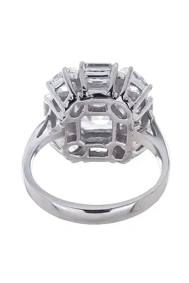 FANTASIA by DESERIO Cushion Cut Center Halo Ring | Thumbnail 6