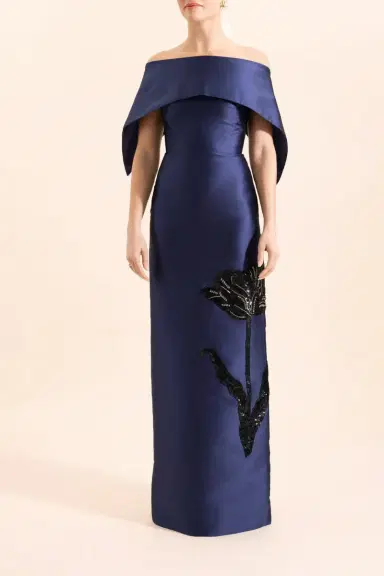Erdem Embellished Off The Shoulder Gown | Thumbnail 2