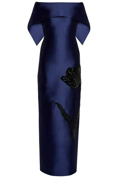 Erdem Embellished Off The Shoulder Gown | Thumbnail 1