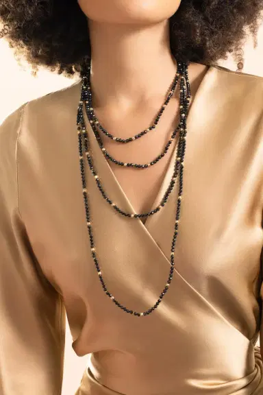 Robinson Pelham Noir Utopia Beaded Necklace | Thumbnail 4 Robinson Pelham Noir Utopia Beaded Necklace | Thumbnail 4