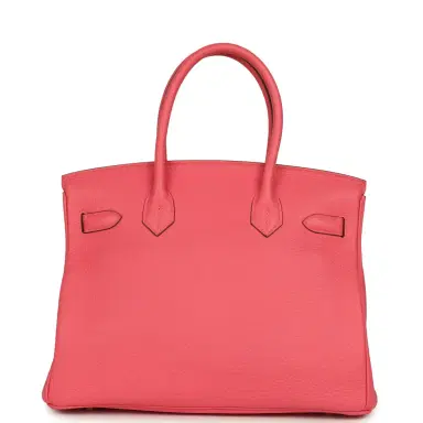 HERMÈS Pre-owned Hermes Birkin 30 Rose Lipstick Togo Gold Hardware | Thumbnail 4