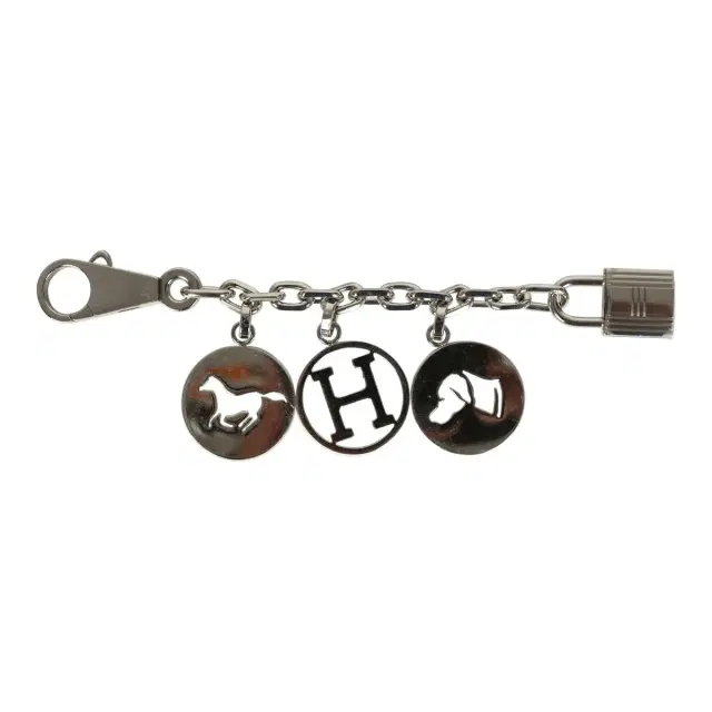 hermes Pre-owned Hermes Breloque Olga Bag Charm Palladium Hardware
