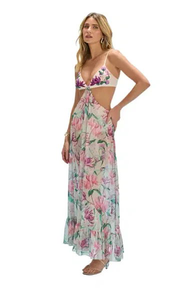 PatBo HONEY FLOWER EMBROIDERED BEACH DRESS | Thumbnail 1