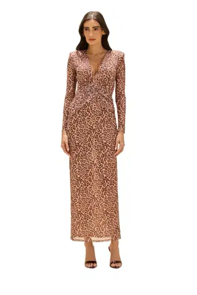 PatBo PANTHERA TULLE MAXI DRESS | Thumbnail 1