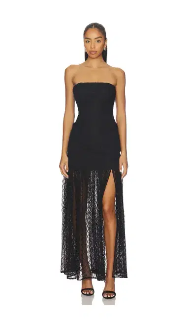 NICHOLAS Kairo Strapless Lace Maxi Dress | Thumbnail 1 NICHOLAS Kairo Strapless Lace Maxi Dress | Thumbnail 1
