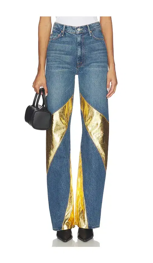 MOTHER The Spiral Saloon Heel Jeans