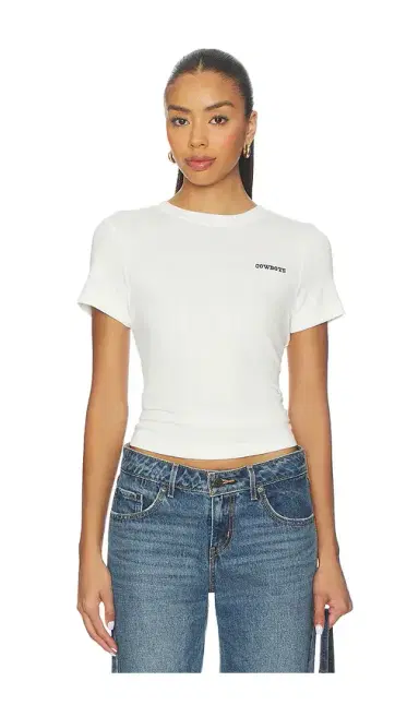 Terez x REVOLVE Cowboys Pointelle Baby Tee | Thumbnail 1