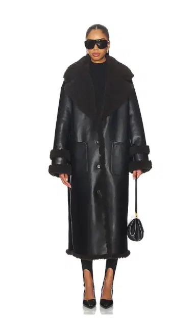 Lovers and Friends Irving Faux Leather Coat | Thumbnail 1 Lovers and Friends Irving Faux Leather Coat | Thumbnail 1