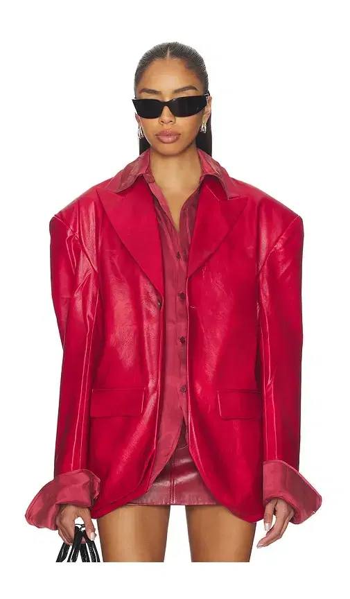 MARRKNULL Faux Two-piece Blazer