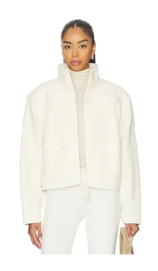 SKIMS Teddy Boxy Zip Up Jacket