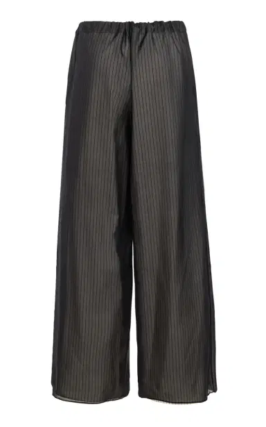 Kallmeyer Cairo Pinstriped Silk Trapped Poplin Wide-Leg Pants | Thumbnail 5 Kallmeyer Cairo Pinstriped Silk Trapped Poplin Wide-Leg Pants | Thumbnail 5