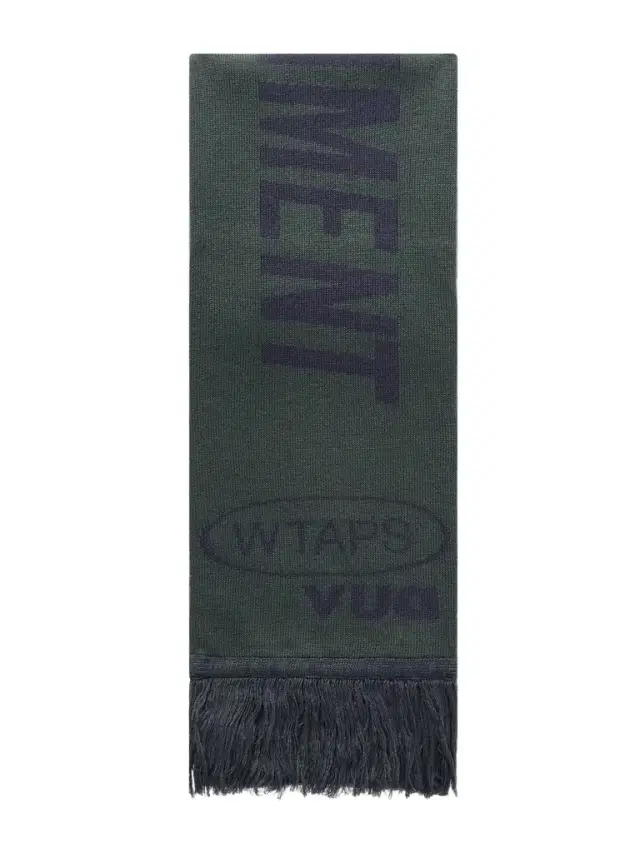 WTAPS Evasion Fringed Knitted Scarf - Men
