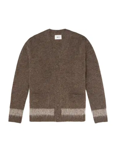 NN07 Russell 60012 Striped Alpaca-Blend Cardigan - Men | Thumbnail 1 NN07 Russell 60012 Striped Alpaca-Blend Cardigan - Men | Thumbnail 1
