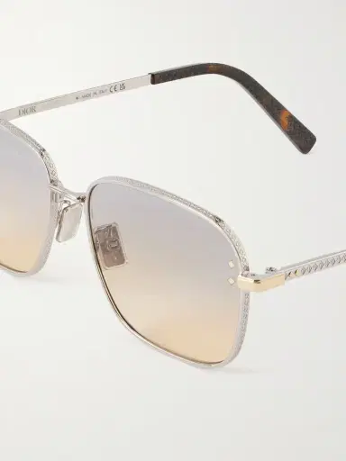 DIOR Eyewear CD Diamond S4U Geometric Silver-Tone and Tortoiseshell Acetate Sunglasses - Men | Thumbnail 3 DIOR Eyewear CD Diamond S4U Geometric Silver-Tone and Tortoiseshell Acetate Sunglasses - Men | Thumbnail 3