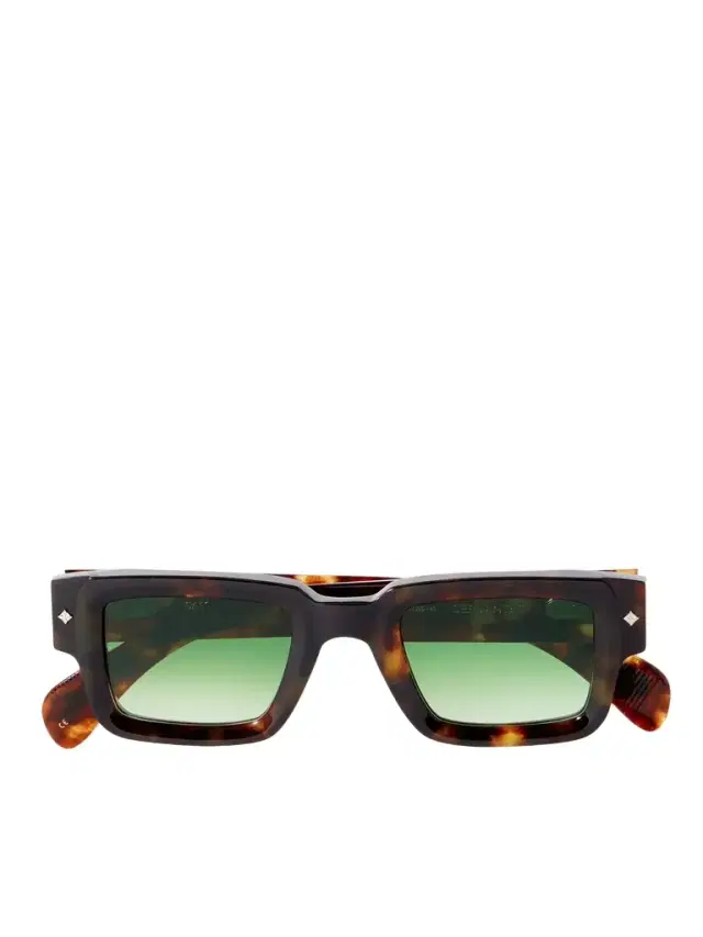 Cervantes Square-Frame Tortoiseshell Acetate Sunglasses - Men