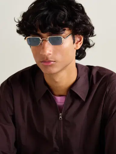 Sato Deneb-T Square-Frame Gold-Tone Titanium Sunglasses - Men | Thumbnail 2 Sato Deneb-T Square-Frame Gold-Tone Titanium Sunglasses - Men | Thumbnail 2
