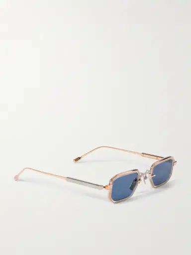 Sato Deneb-T Square-Frame Gold-Tone Titanium Sunglasses - Men | Thumbnail 4 Sato Deneb-T Square-Frame Gold-Tone Titanium Sunglasses - Men | Thumbnail 4