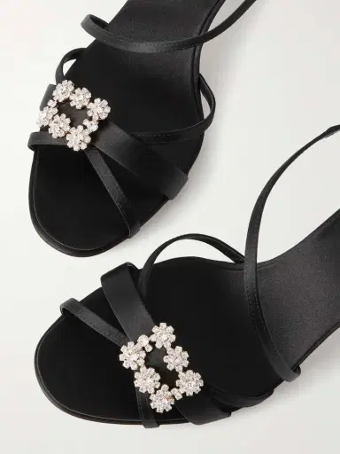 Roger Vivier Efflorescence 65 Crystal-embellished Satin Sandals | Thumbnail 5 Roger Vivier Efflorescence 65 Crystal-embellished Satin Sandals | Thumbnail 5