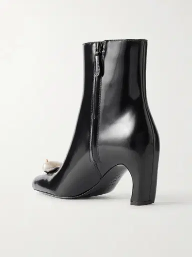 Tory Burch Pierced Xl Embellished Leather Ankle Boots | Thumbnail 3