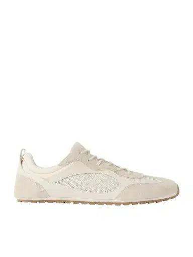 Tory Burch Field Leather, Mesh And Suede Sneakers | Thumbnail 1