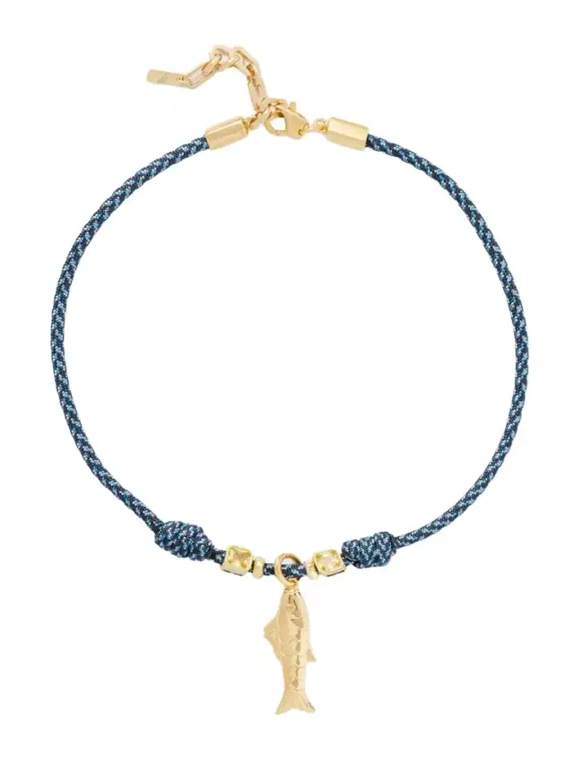 Largo Gold-plated And Cord Necklace