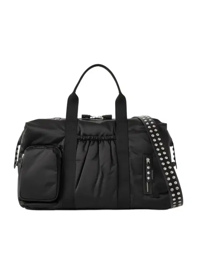 Inflight Maxi Studded Leather-trimmed Econyl® Weekend Bag