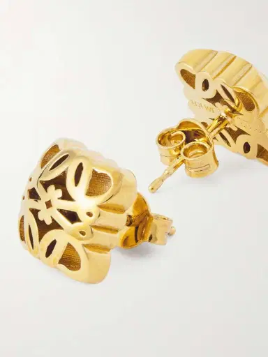 Loewe Bombe Anagram Gold-tone Earrings | Thumbnail 3