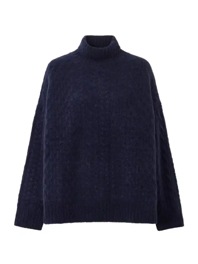 Cable-knit Cashmere And Silk-blend Turtleneck Sweater