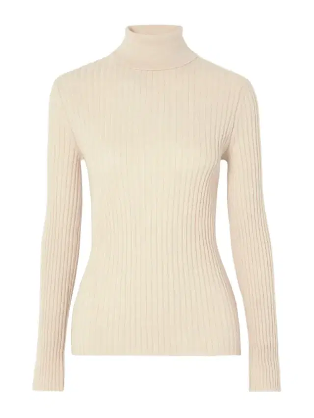 Ribbed Cashmere Turtleneck Sweater